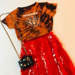 B1G1F 🌸 Custom Dyed Ramones Graphic Tee.